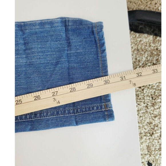 ACNE HEX LENA MID RISE SLIM FIT MEDIUM WASH JEANS, SZ 27x34 - Picture 14 of 16